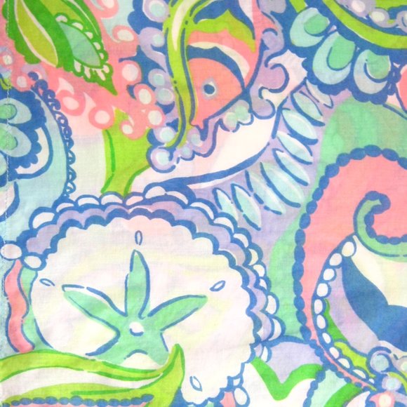 LILLY PULITZER "Amelia Island" Cotton Tunic Top - Picture 7 of 10